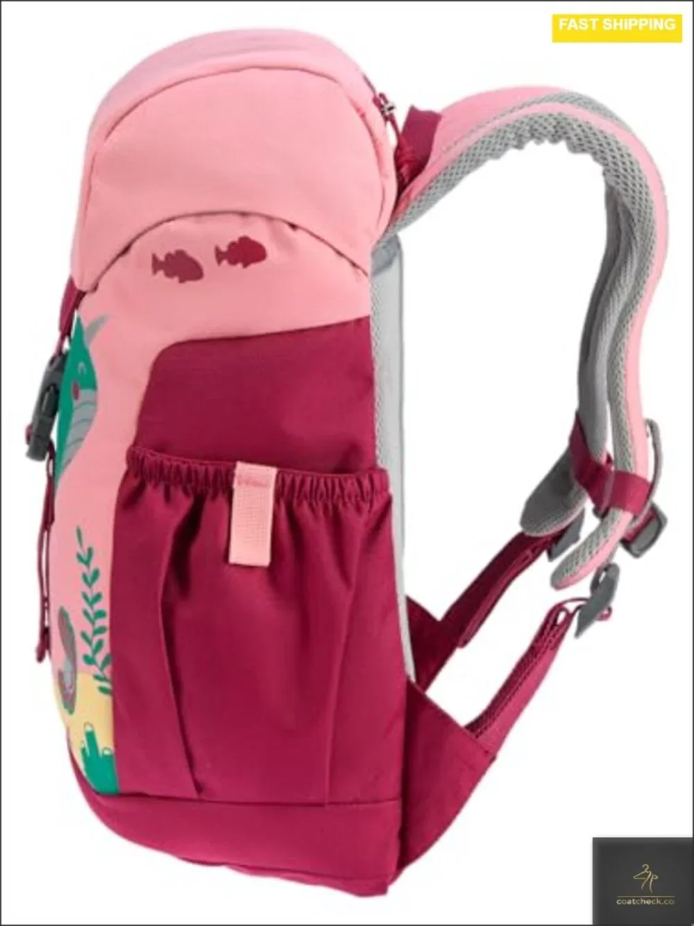 Kids Backpack 8L Daypack with Ergonomic Back Cushions, 3D Airmesh, Water